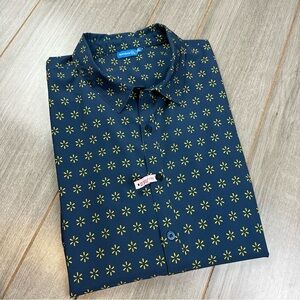 Walmart Spark Shop Employee Uniform Shirt Men’s 2XL XXL Blue Button Up